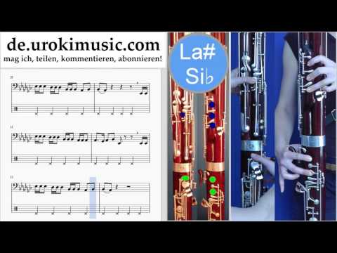 Fagott Lernen Charlie Puth - Attention Tabulatur Teil#2 um-i995