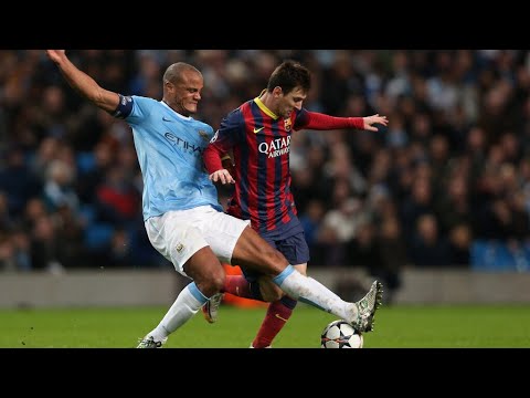 Kompany tackle vs Messi