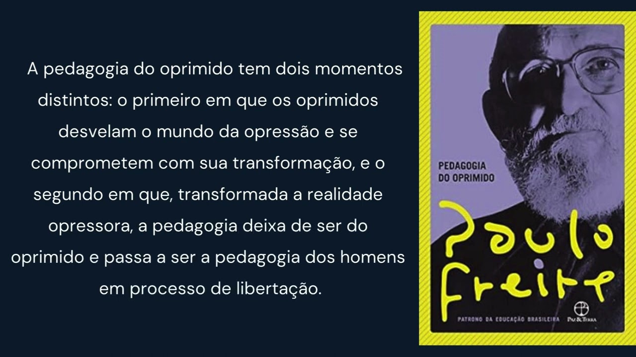 Resumo do Livro Pedagogia do Oprimido de Paulo Freire