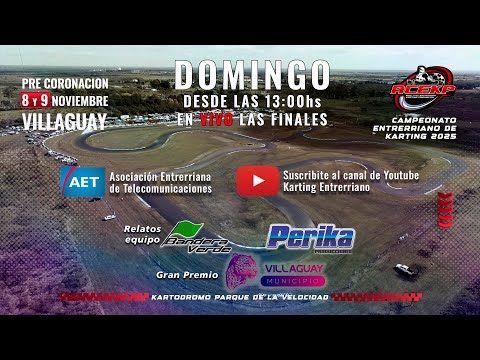 EN VIVO - Fecha 09 - Kartodromo Parque de la Velocidad - Villaguay - 9/11/2025 - ACEKP