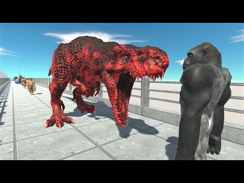 WAR T-REX DEADLY TOUR - Animal Revolt Battle Simulator