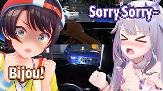 When Bijou And Subaru When Driving Car Together It Become Pure Of Chaos