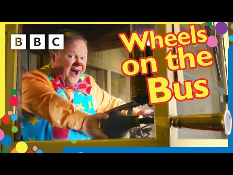 Wheels on the Bus | Mr Tumble's Busy Bus Day | CBeebies