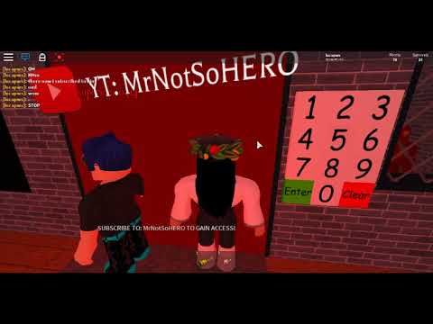 ROBLOX SCARY ELEVATOR CODE!