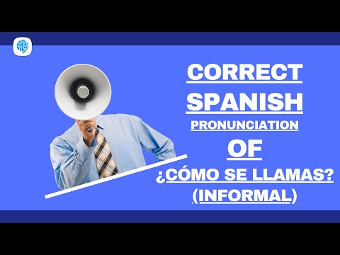 How to pronounce '¿Cómo se llamas? (Formal)' (What’s your name?) in Spanish? | Spanish Pronunciation