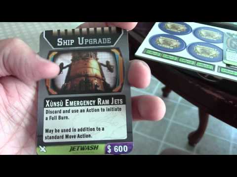 Matt's Boardgame Review Episode 14: Firefly, the game. (Jetwash and Esmerelda ships)