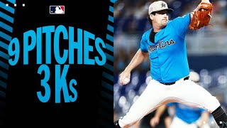 IMMACULATE INNING! Cal Quantrill delivers the first 3-strikeout, 9-pitch inning of 2025!