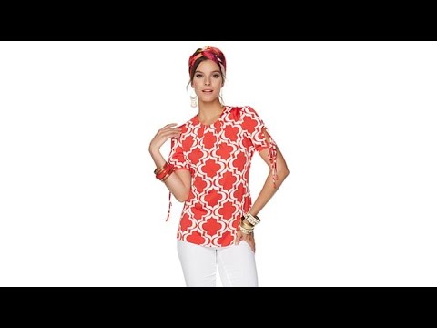 Nikki by Nikki Poulos "Betsy" Short Sleeve Top
