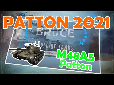 M48A5 Patton | How to play medium tanks | Wot with BRUCE | World of Tanks Reviews and Gameplay