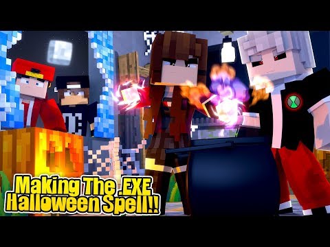 Minecraft .EXE - BEN 10 .EXE & A WITCH ARE MAKING THE .EXE SPELL!!!
