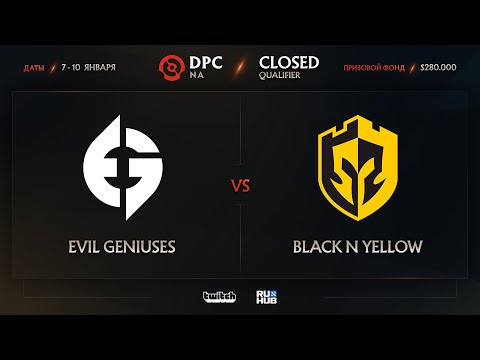 EG vs BnY, Dota Pro Circuit 2021: Season 1 - NA, bo3, game1 [Eiritel & Jam]