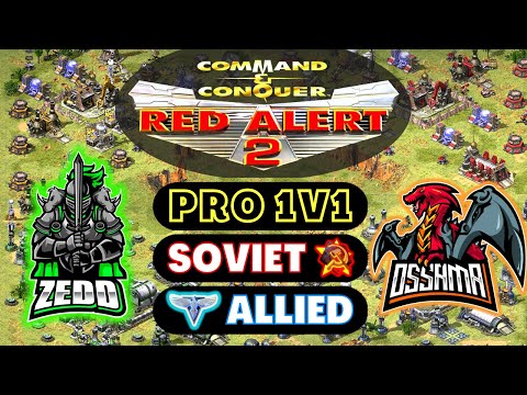 🥶Allied VS Soviet😡 - Pro 1v1 | Red Alert 2 | $500 Tournament | Command & Conquer (CnCnet online)