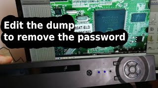 DVR AHB780XT8-3520D V1.02B - reset / remove the password by editing the dump