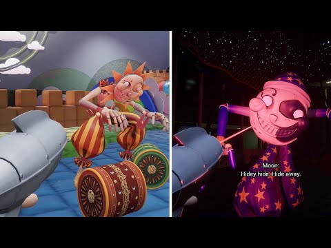 What happens if you attack Sun and Moon? - Five Nights at Freddy's: Security Breach