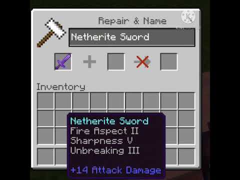 Ultimate Sword Enchantments for Minecraft! #shorts