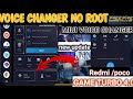 How To Change Voice In Free Fire Redmi Phone Me Raistar Jaisa Voice Kaise Kare Voice Changer App