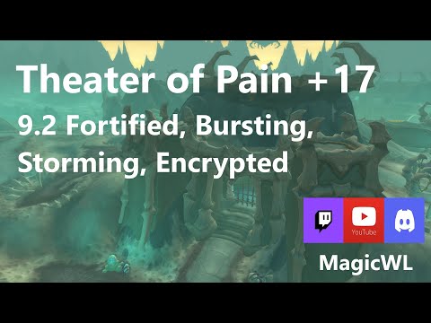 Mythic +17 Theater of Pain | 9.2 Fortified, Bursting, Storming, Encrypted | Affliction Warlock PoV