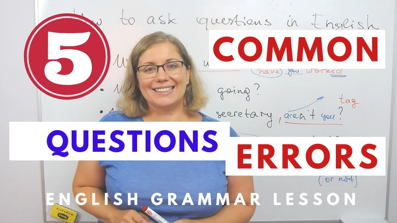 Common Mistakes in Questions | English grammar lesson