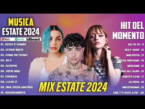 MIX ESTATE 2024 - Tony Effe, Annalisa, Rose Villain | TORMENTONI DELL' ESTATE 2024