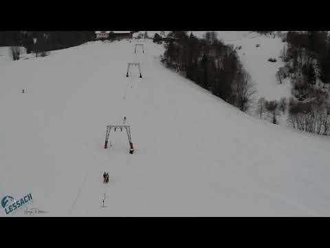Liftbetrieb am Lessacher Skilift