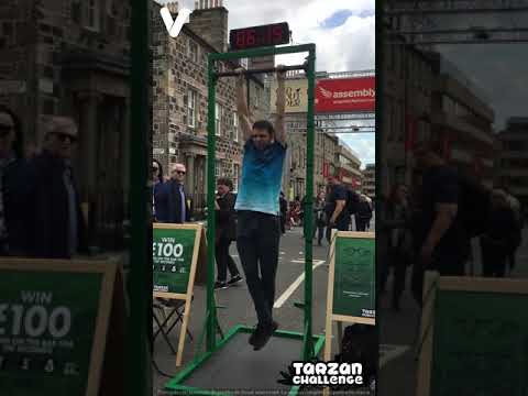 HANG CHALLENGE! EDINBURGH FESTIVAL FRINGE 2019. HANG ON THE BAR FOR 100 SEC & WIN £100!