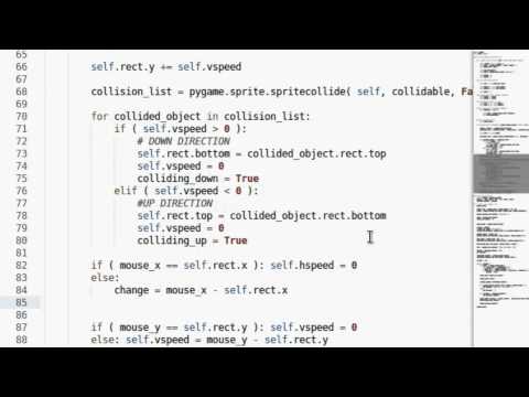 Python [pygame] 14 Collision with Mouse Movement