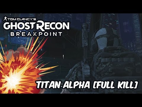 Ghost Recon Breakpoint RAID: Defeat Titan Beta! [Skell Supercomputer][Full Kill Record]
