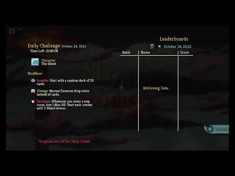 Slay The Spire Daily Run October 24th