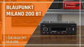 Einfaches Autoradio mit Bluetooth und USB - Blaupunkt Milano 200BT - schlicht und funktionell