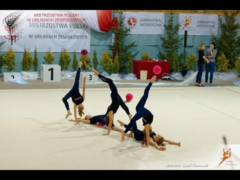 Mistrzostwa Polski Zbiorówek 2020 Białystok juniorki UKS JANTAR GDYNIA Wykonanie 1