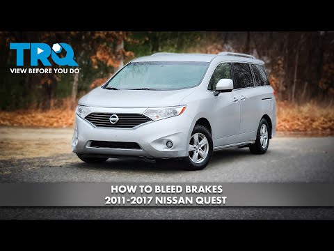How to Bleed Brakes 2011-2017 Nissan Quest