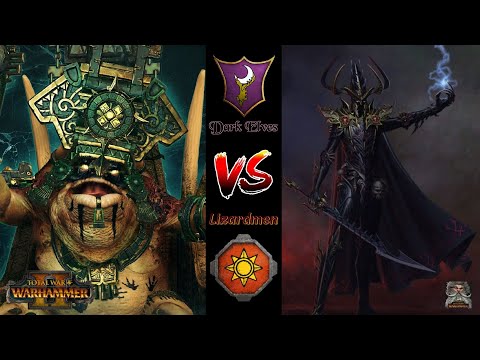 Rakarth The Slann Slayer! Dark Elves vs Lizardmen - Total War Warhammer 2