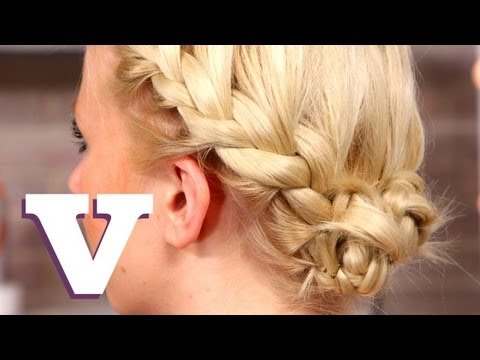 Easy Updo For Short Hair: Hair With Hollie S05E5/8