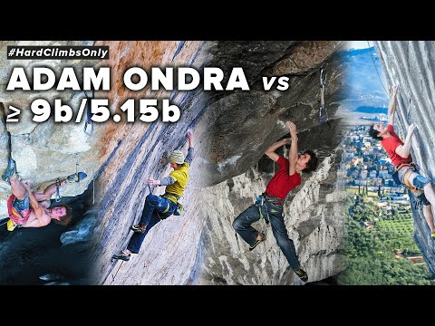 ADAM ONDRA vs. ≥ 9b / 5.15b Sport Routes | #HardClimbsOnly