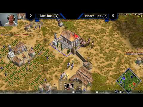 Joe (3) vs Matreiuss (7) - Age of Mythology: The Titans (Game 1)