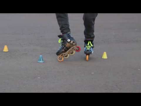 HOW TO DO BRUSH TRICK  FREESTYLE SLALOM    DANTE THE SKATER254