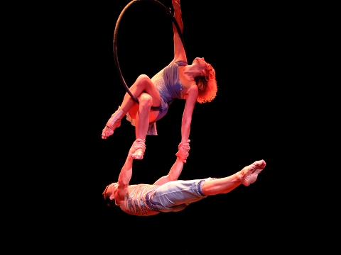 Aerial hoop duo Primavera / Воздушные гимнасты на кольце- Дуэт Примавера