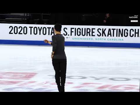 Nathan Chen | USchamps20 SP run-thru(without music)
