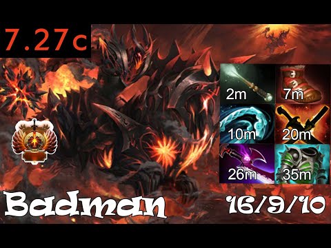 Badman Chaos Knight HC | Full Gameplay 7.27c | Dota 2 Pro Replays