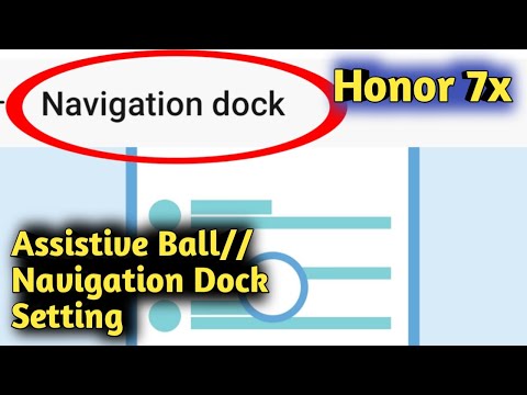 Honor 7X Assistive Ball & Navigation Dock Enable Setting