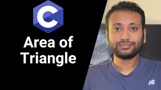 C programming Bangla Tutorial 5.34 : ত্রিভুজের ক্ষেত্রফল নির্ণয়ের জন্য C program