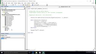 Download the video "Microsoft Excel 2016 Macros | The VBA window and VBA components"