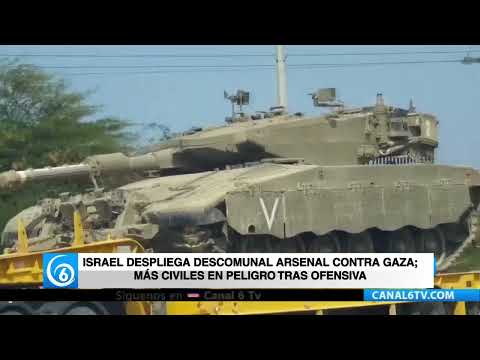 Video: Israel despliega descomunal arsenal contra Gaza; más civiles en peligro tras ofensiva