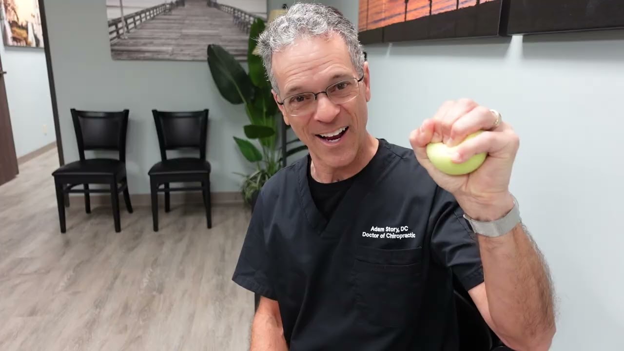Lower BLOOD PRESSURE with a tennis ball