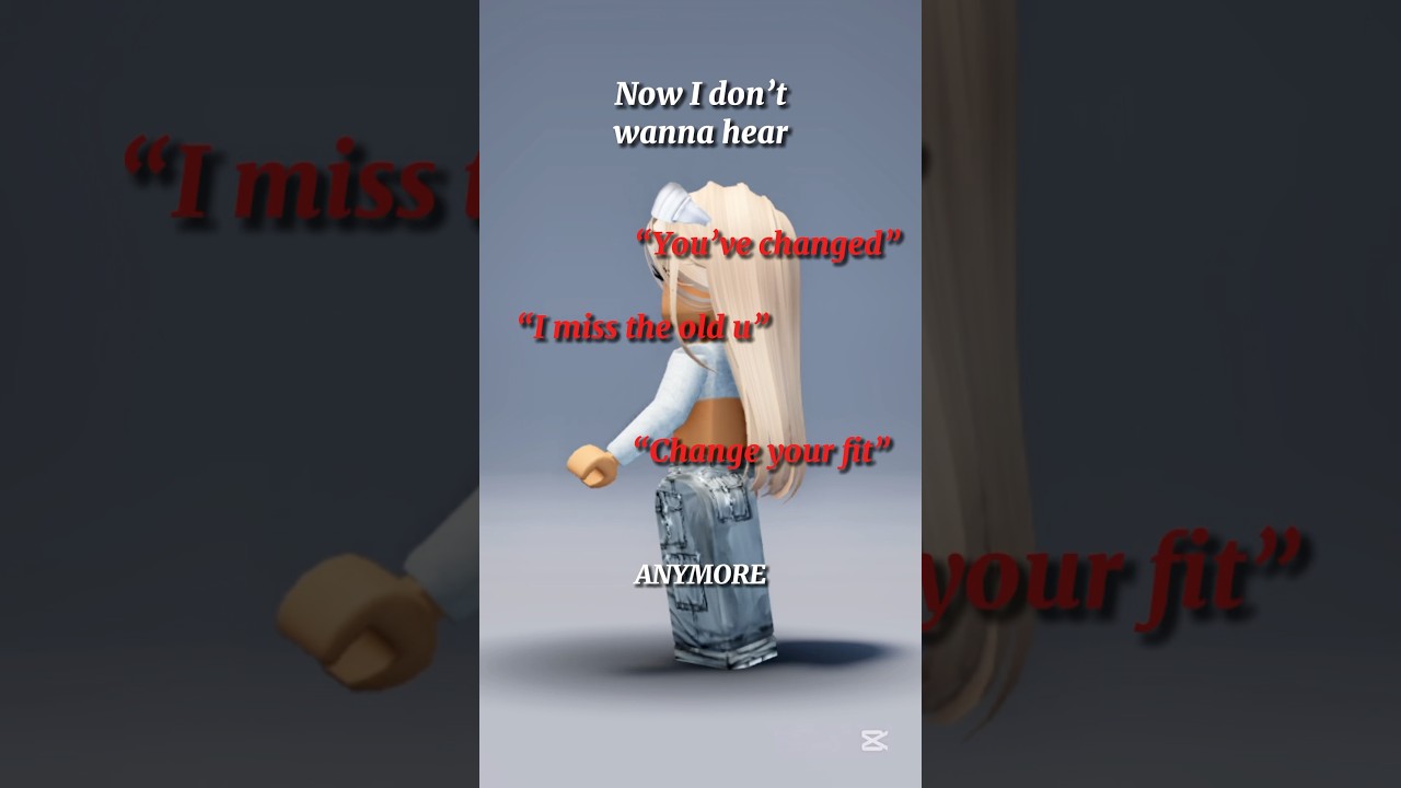 You told me think about it well I did #roblox #shorts