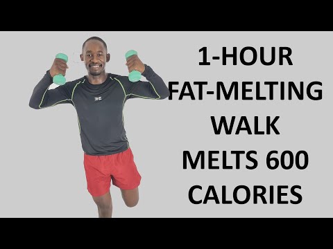 10000 Steps INTENSE Walk at Home Cardio Workout Melt 700 Calories