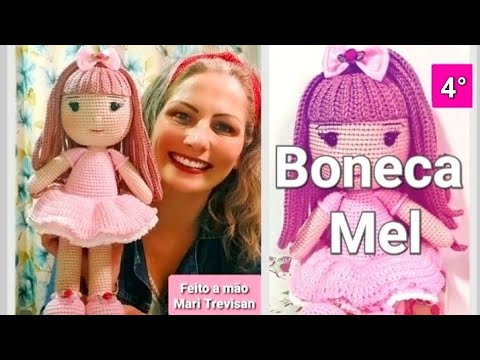 Boneca Mel - Amigurumi Passo a Passo °•○ finalização ○•°