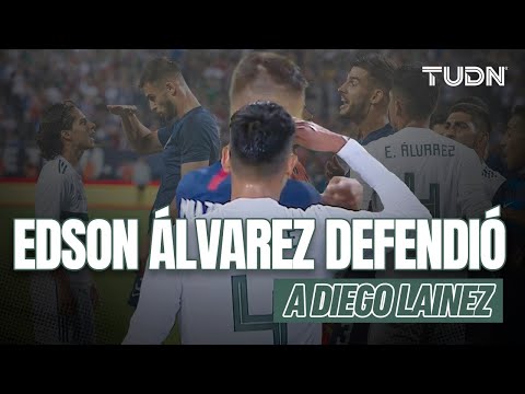 ¡La furia de Edson Álvarez vs EUA! 🤯💥 El día que defendió a Diego Lainez | TUDN