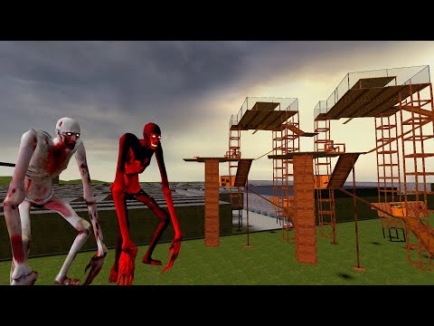 Scary SCP-096 vs Towers In Garry's Mod! part 9