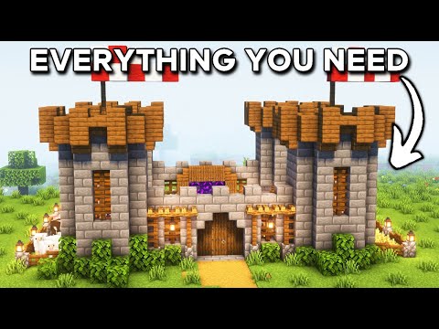 Minecraft: Ultimate Survival Castle Tutorial🏰